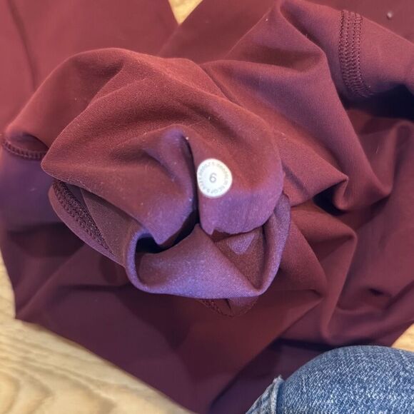 Lululemon Women's Invigorate High-Rise Tight 25" Dark Terracotta W5CQFS Sz 6 - Picture 6 of 6